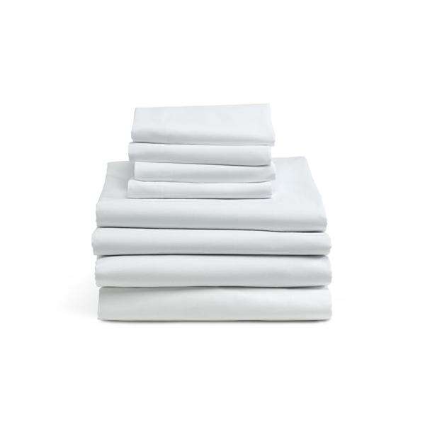 Sheet Percale 60 in x 115 in White 55% Cotton / 45% Polyester 5doz/Case